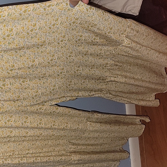 Natural Life yellow/green flower design jumpsuit - Picture 3 of 6